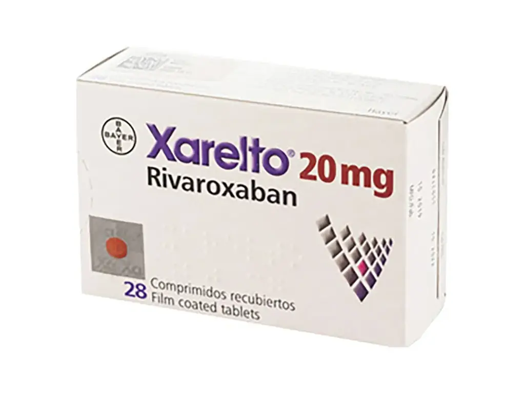 Xarelto 20 Mg 28 Tabletas Una Caja