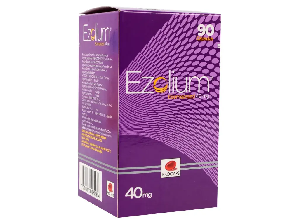 Ezolium 40Mg 90 Cápsulas